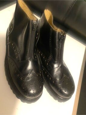 GBX Black Slip-On Men's Dress Loafers